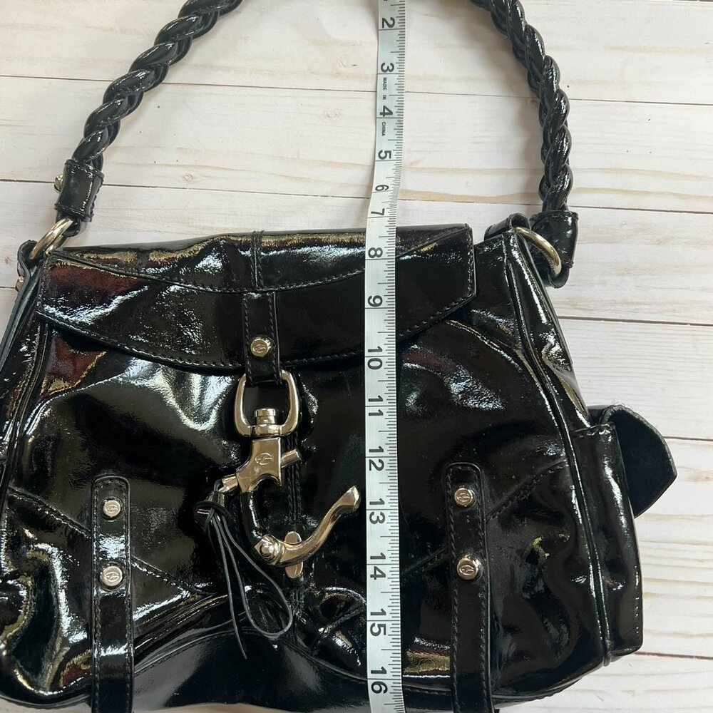Francesco Biasa Black Patent Leather Handbag - Picture 9 of 11